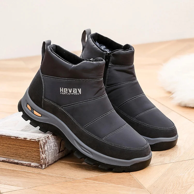 Wintermode warme wasserdichte Herren-Schneestiefel