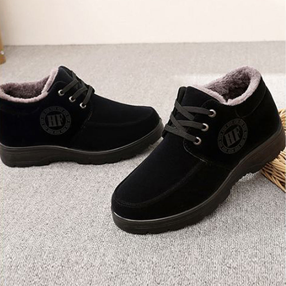 Herren-Winterfleece-Schuhe aus rutschfester, warmer Baumwolle