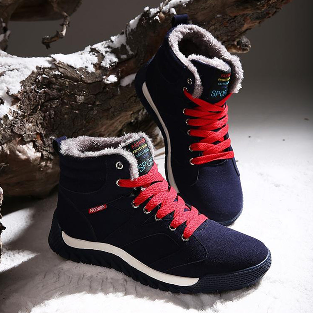 Neue Winter-High-Top-Fleece-warme Baumwollschuhe