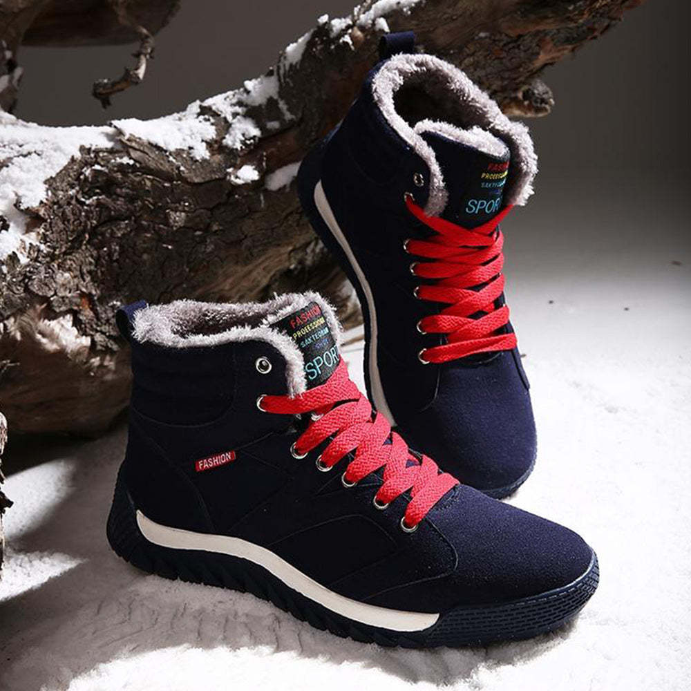 Neue Winter-High-Top-Fleece-warme Baumwollschuhe