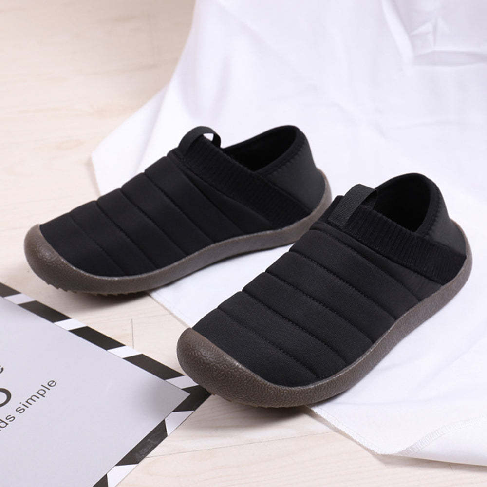 Plüschpantoffeln mit variablen Baumwollschuhen