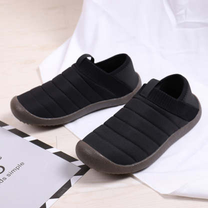 Plüschpantoffeln mit variablen Baumwollschuhen