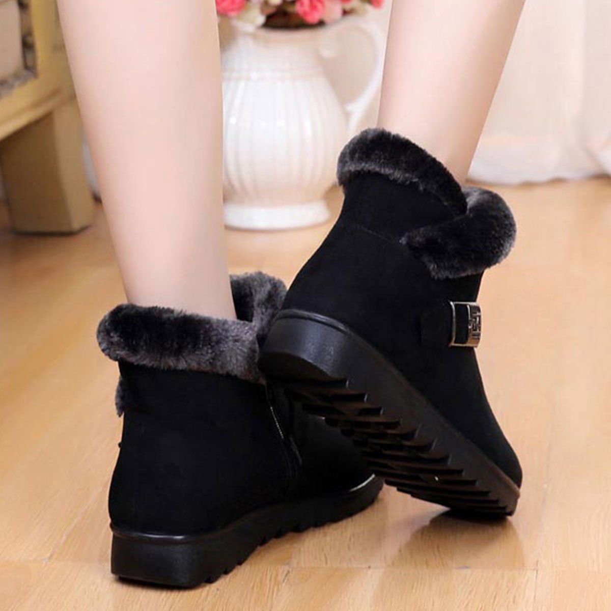 Warme Baumwollstiefel für Damen