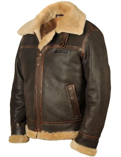 B-3 Bomberjacke aus Schaffell