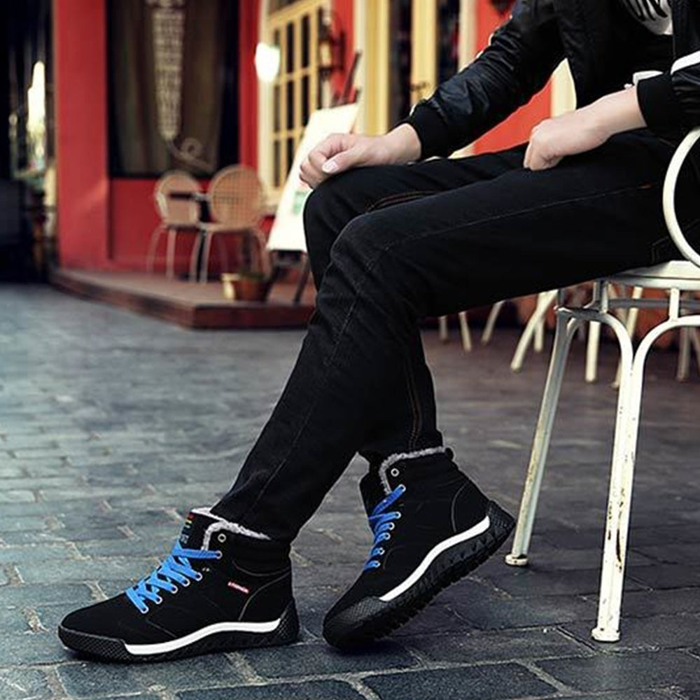 Neue Winter-High-Top-Fleece-warme Baumwollschuhe