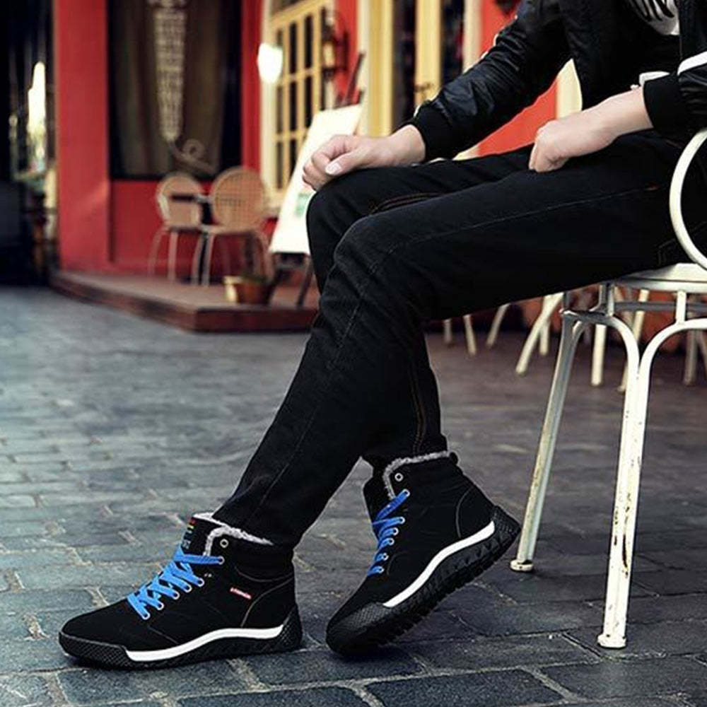 Neue Winter-High-Top-Fleece-warme Baumwollschuhe