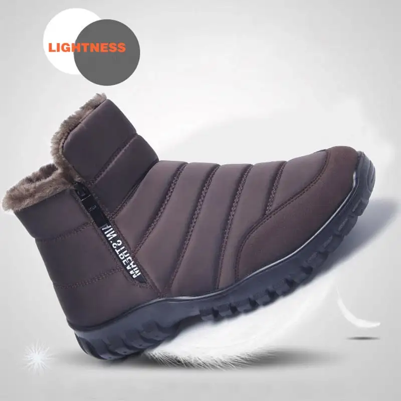 2024 Unisex-Winterstiefeletten – Reißverschlussstiefel für den Winter (Unisex-Schneestiefel)