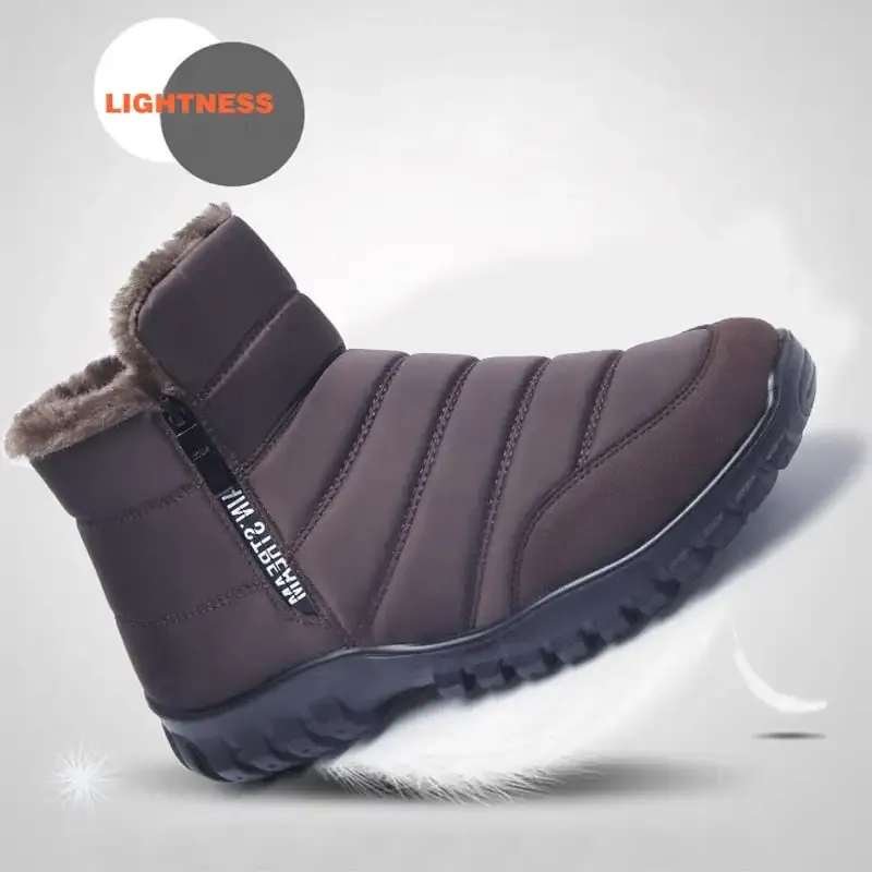 2024 Unisex-Winterstiefeletten – Reißverschlussstiefel für den Winter (Unisex-Schneestiefel)