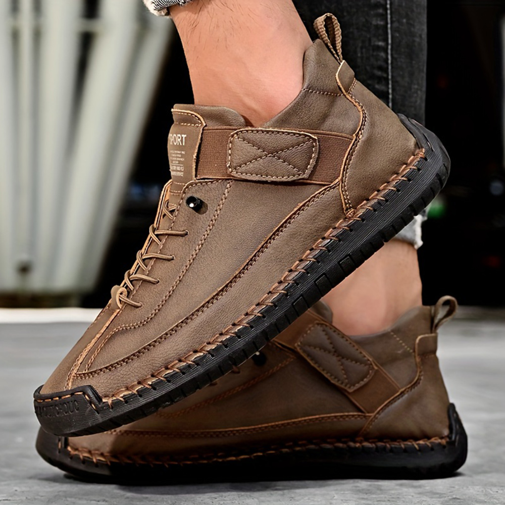 Outdoor-Freizeitstiefel aus Leder für Herren