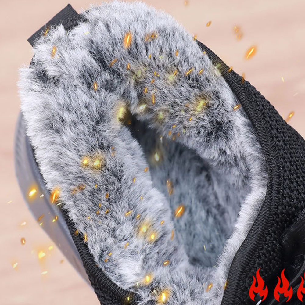 Winter-Damen-Schuhe aus samtverdickter weicher Sohle aus warmer Baumwolle