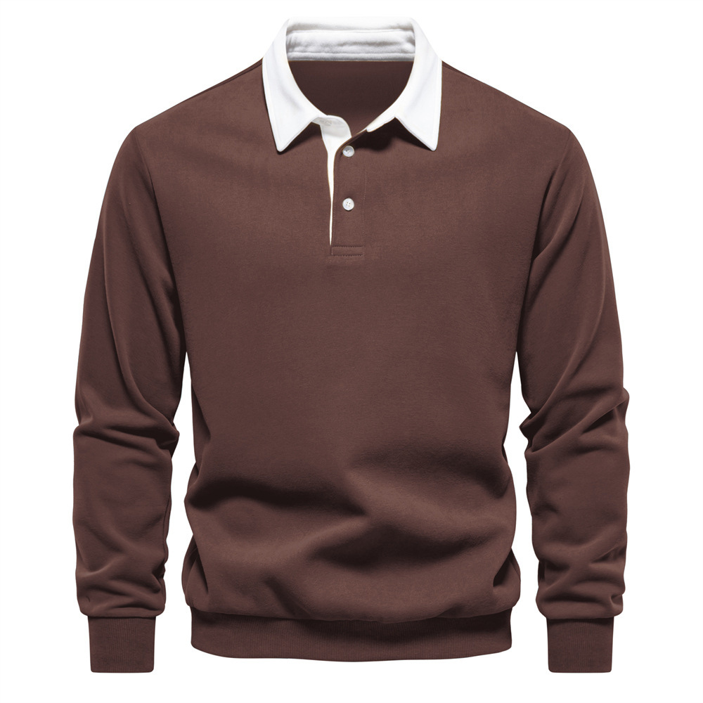 Therling™ Neues Langarm-Revers-Poloshirt für Herren