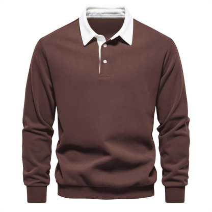 Therling™ Neues Langarm-Revers-Poloshirt für Herren