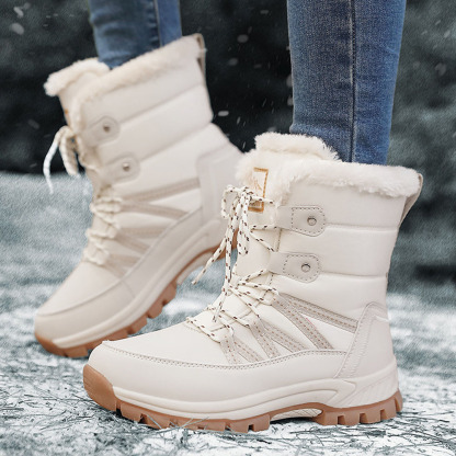 Windfeste, hohe Outdoor-Schneestiefel für Damen