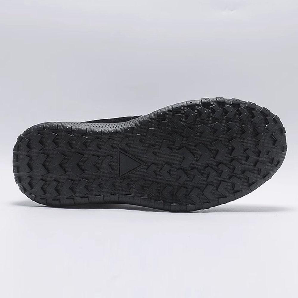 Herren-Winterstiefel aus Fleece mit hohem Schaft aus Baumwolle