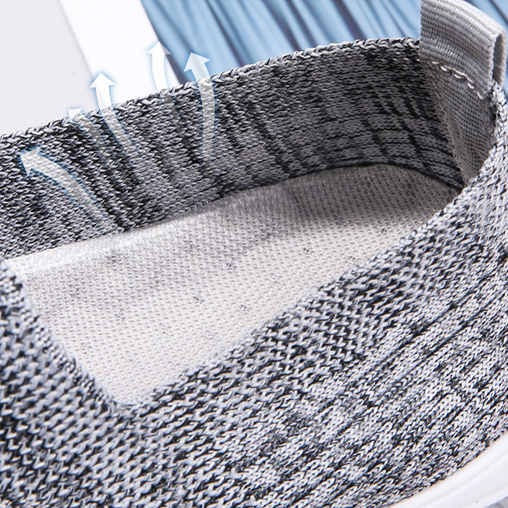 Atmungsaktive Luftpolster-Sneaker für Damen aus Fliegenstrick