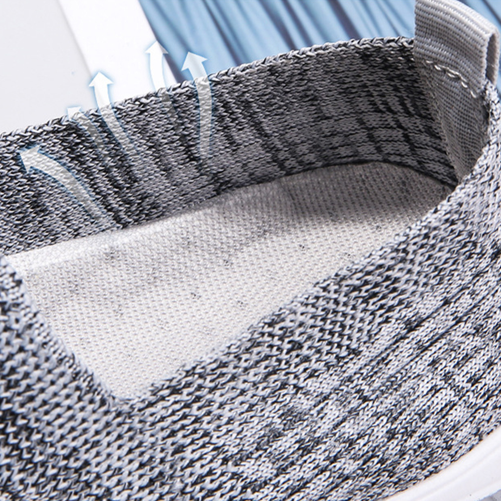 Atmungsaktive Luftpolster-Sneaker für Damen aus Fliegenstrick