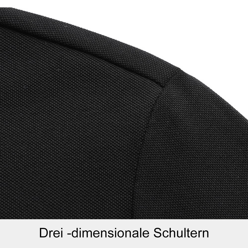Therling™ POLO-Shirt für Herren, Revers, einfarbig, Business-Casual, kurze Ärmel