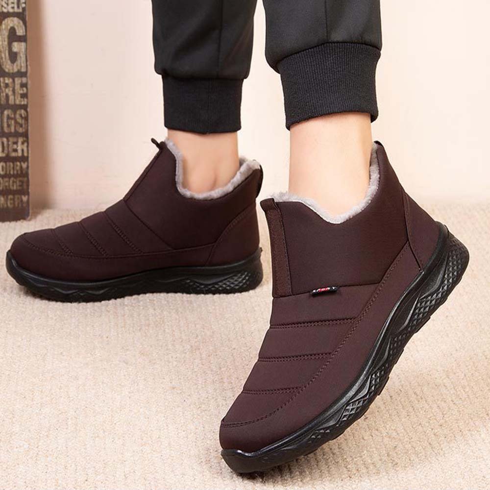 Winterstiefel aus verdicktem Samt und warmer Baumwolle