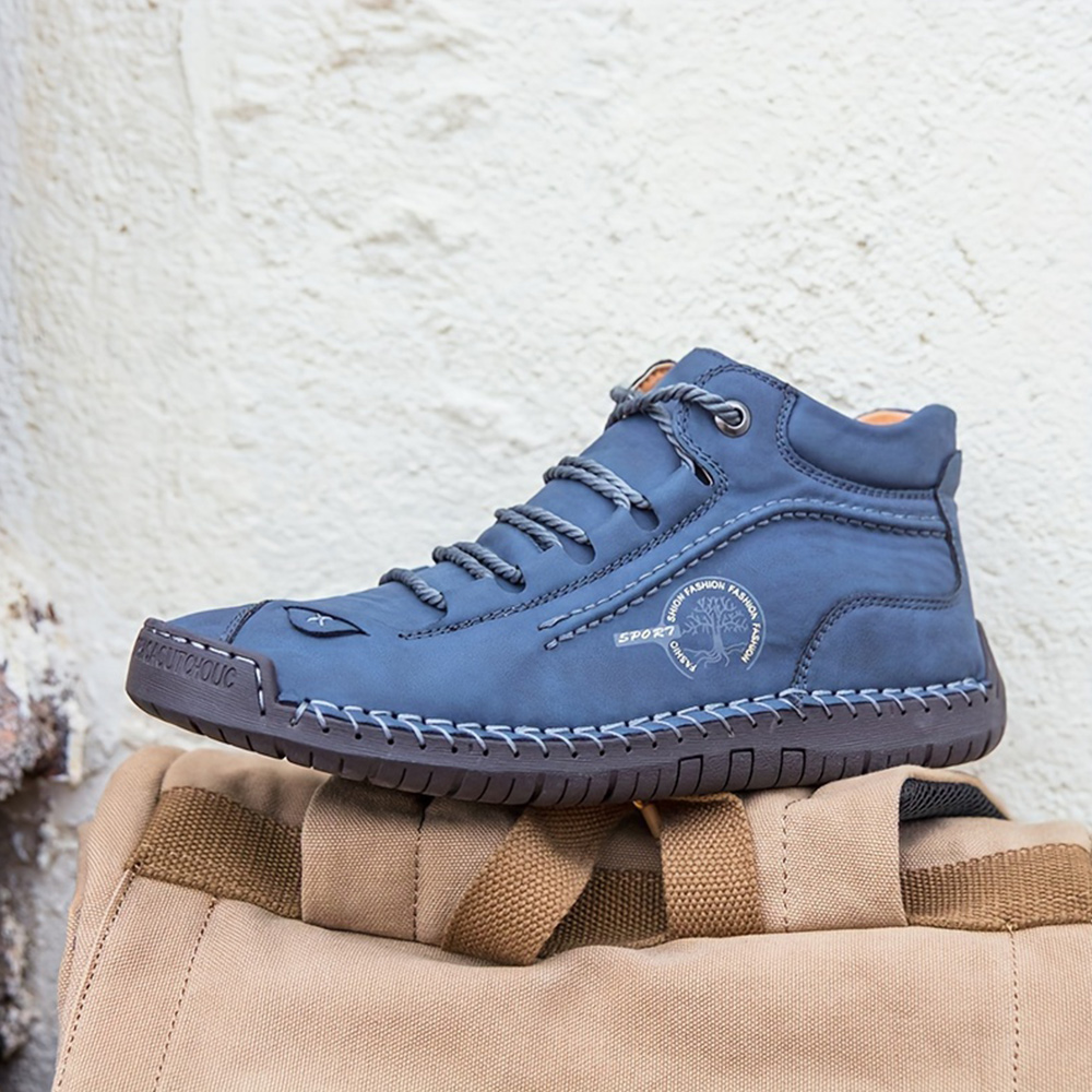 Vintage-Lederstiefel für Herren