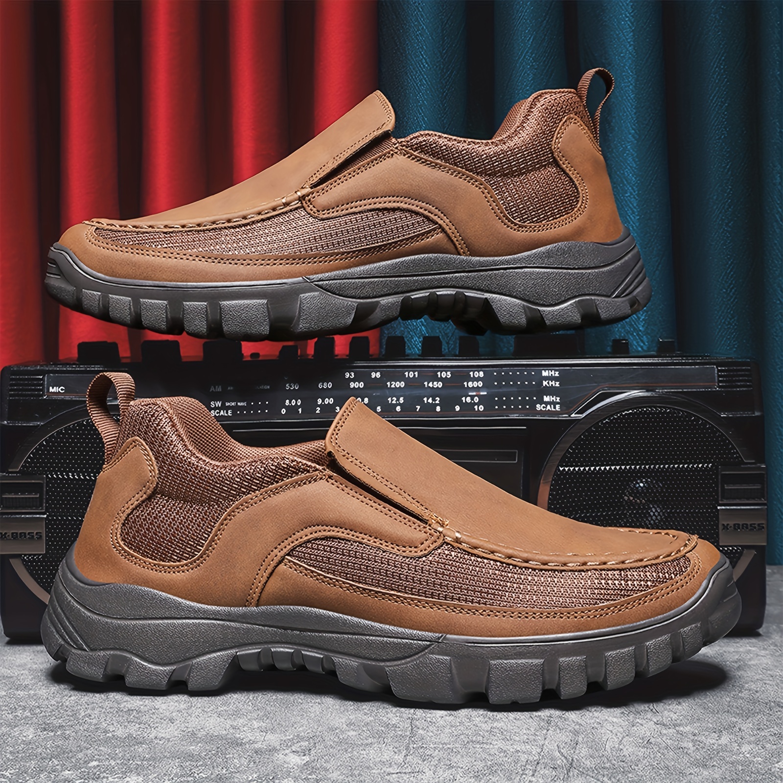 Lässige, rutschfeste, orthopädische Slip-On-Loafer für Herren mit Fußgewölbeunterstützung