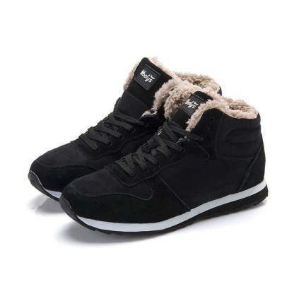 High-Top-Fleece, dicke, warme Schuhe
