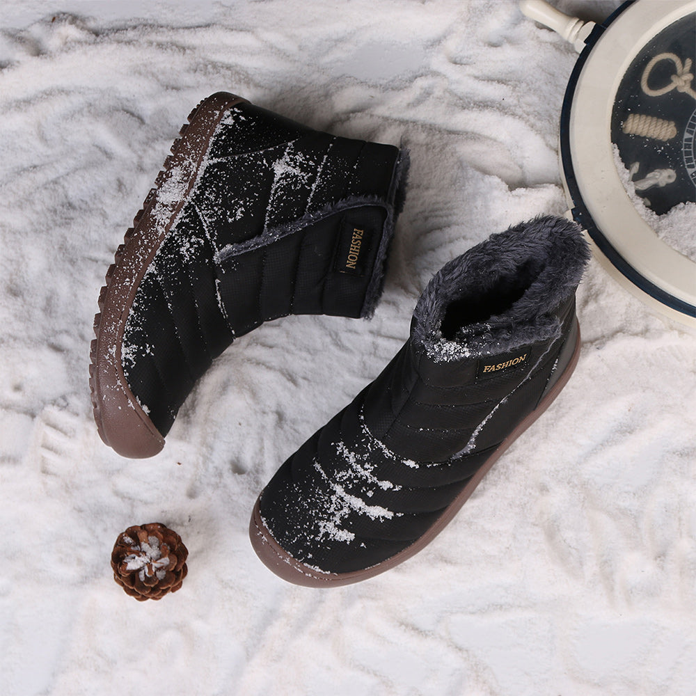 Warme, wasserdichte, wasserdichte Schneestiefel aus Fleece