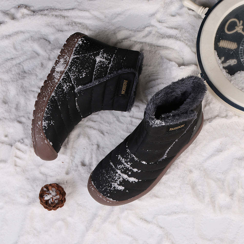 Warme, wasserdichte, wasserdichte Schneestiefel aus Fleece