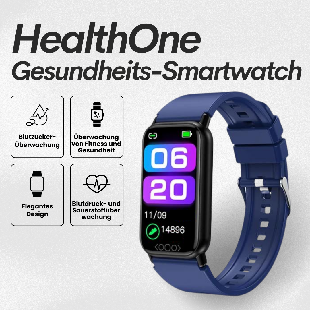 HealthOne -  medizinische Smartwatch mit Echtzeit Blutzuckermessung - Original