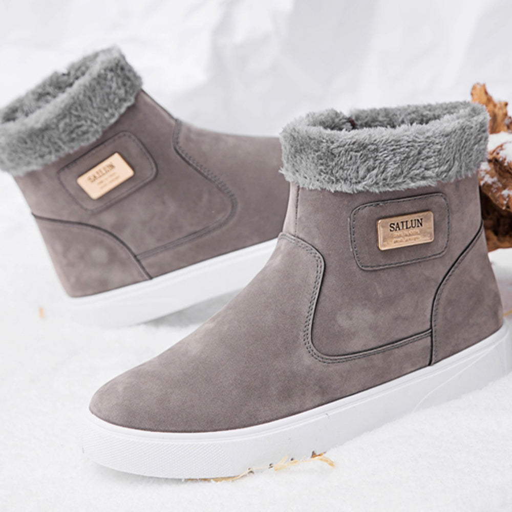 Winter dickes Fleece warme Baumwollschuhe Martin Stiefel