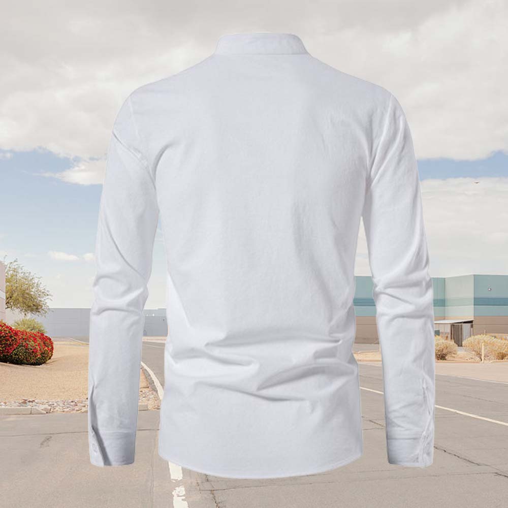 THERLING  Langärmlige Herrenoberteile aus Baumwolle und Leinen