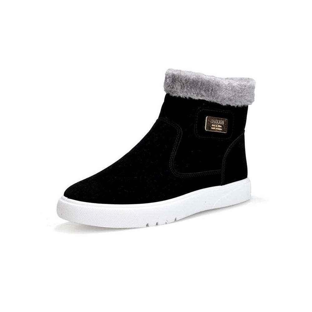 Winter dickes Fleece warme Baumwollschuhe Martin Stiefel
