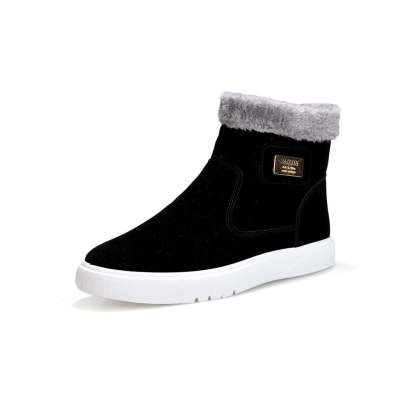 Winter dickes Fleece warme Baumwollschuhe Martin Stiefel