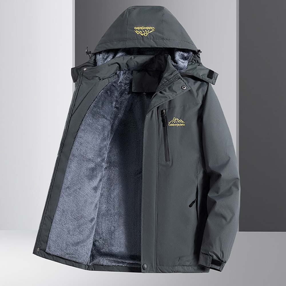  Neue winterliche Herren-Samtverdickungsjacke