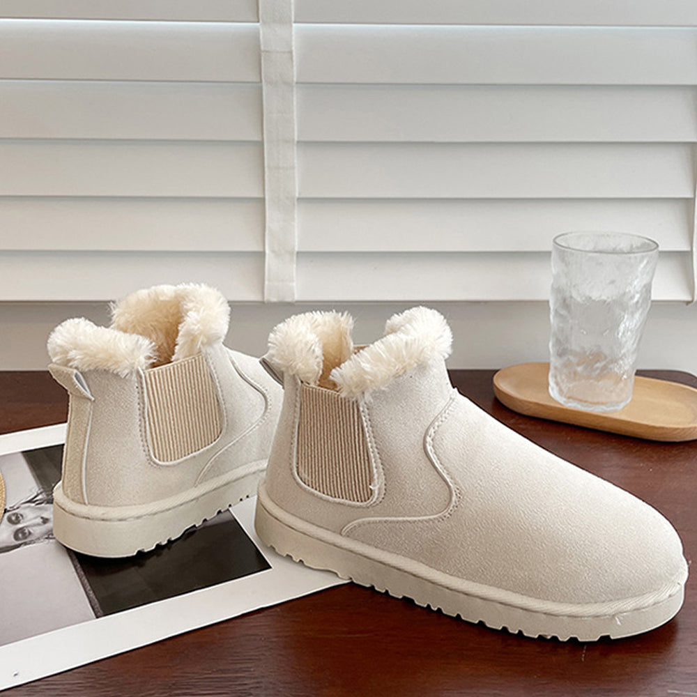 Winter neuer Stil plus Samtmode warme Baumwollschuhe Stiefeletten Schuhe