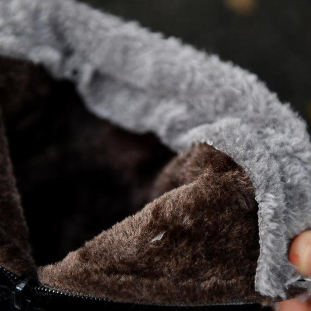 Winter dickes Fleece warme Baumwollschuhe Martin Stiefel