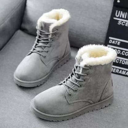 Winter Schneestiefel Damen Stiefeletten warme Baumwollschuhe