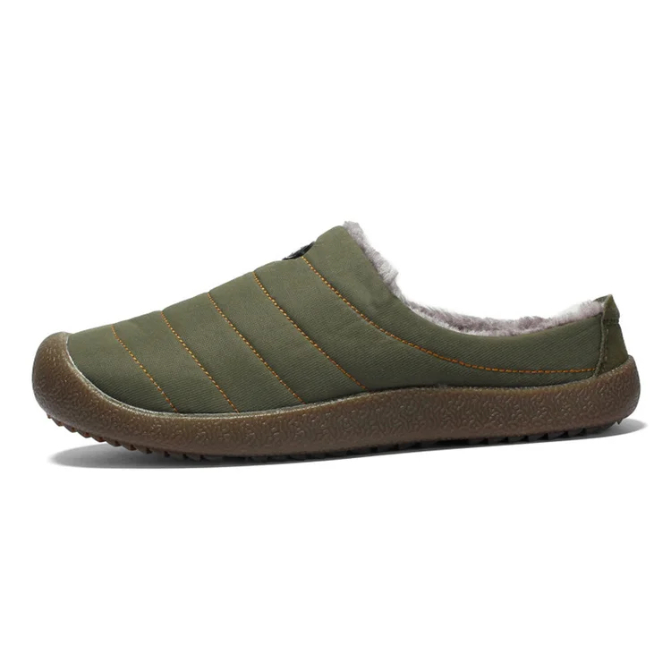 Winter Herren Fleece Baumwollschuhe Baumwollpantoffeln