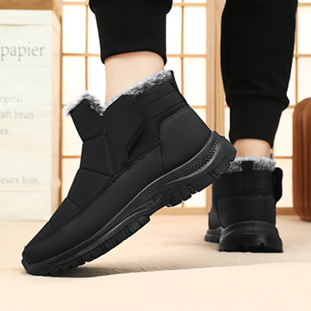 Winterliche kurze warme Schneestiefel für Damen und Herren