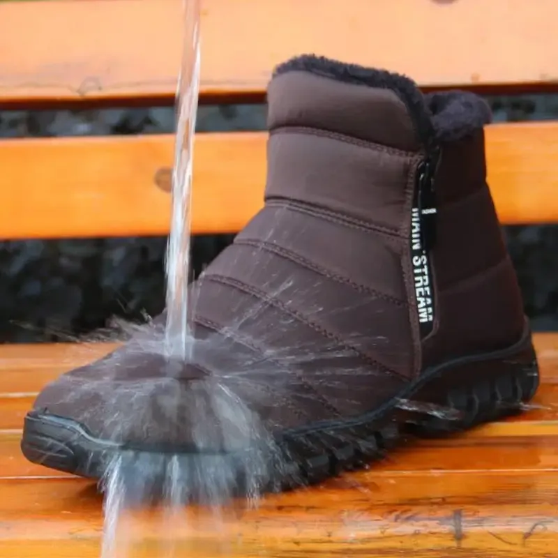 2024 Unisex-Winterstiefeletten – Reißverschlussstiefel für den Winter (Unisex-Schneestiefel)