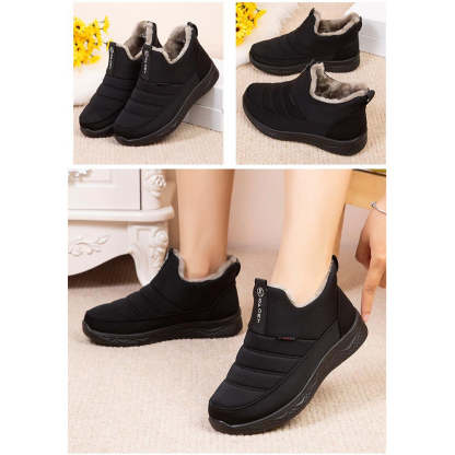 Winterstiefel aus verdicktem Samt und warmer Baumwolle