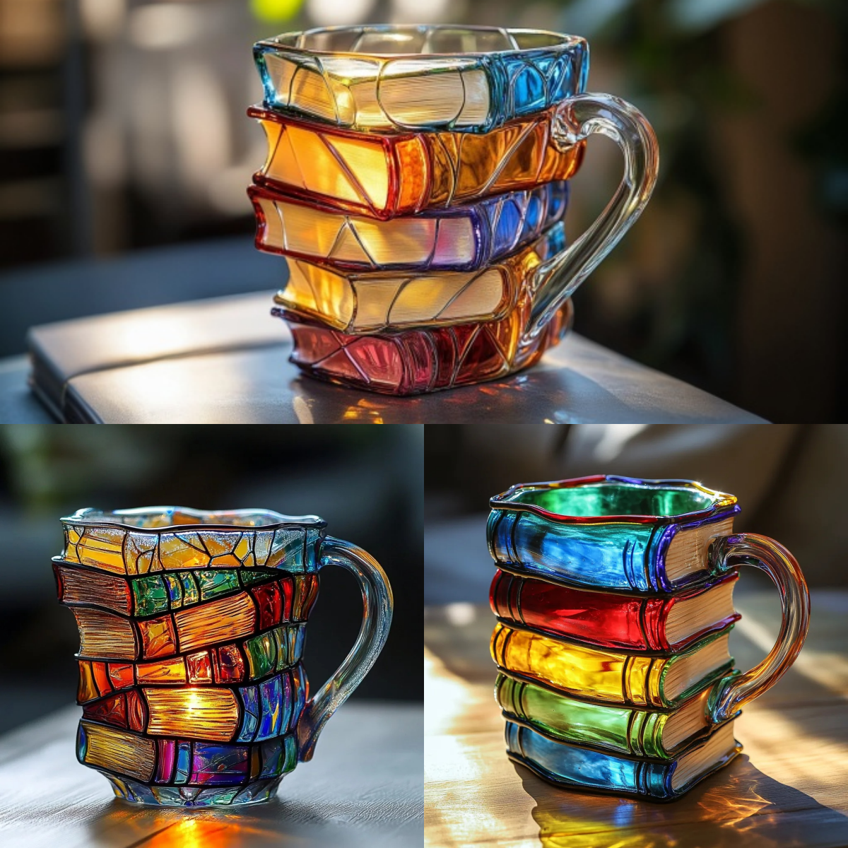 Bemalte Buchtasse