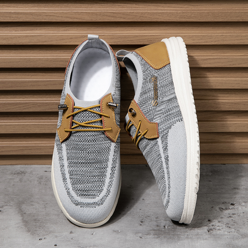 Orthopedic Casual Walking Shoes for Men - Comfortable Breathable with Arch Support, Shock Absorption, and Anti-slip Features