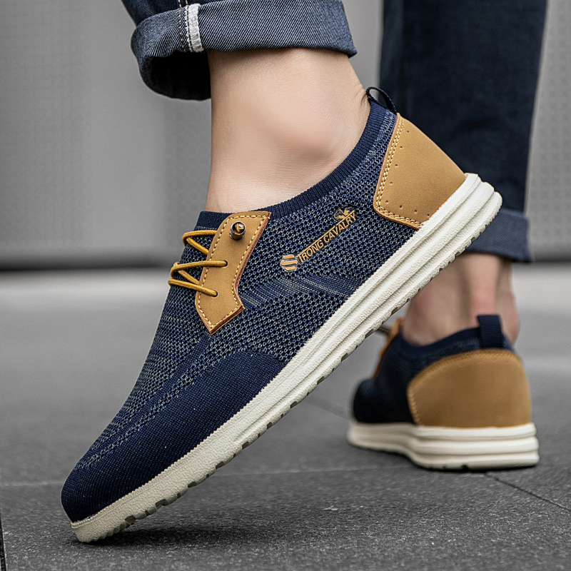 Orthopedic Casual Walking Shoes for Men - Comfortable Breathable with Arch Support, Shock Absorption, and Anti-slip Features