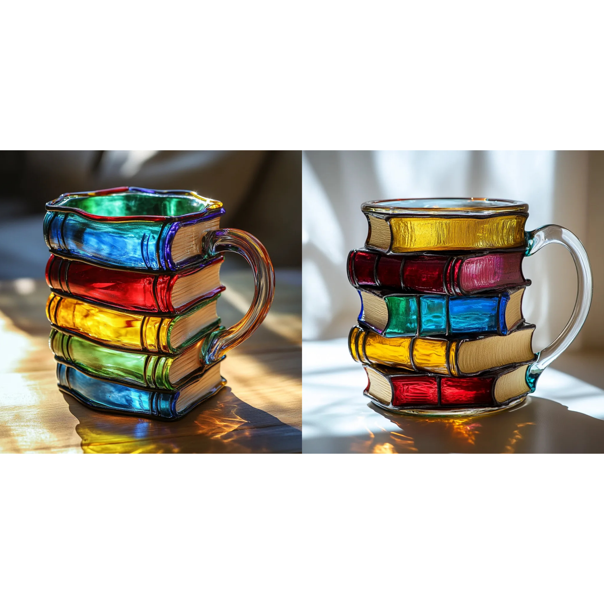 Bemalte Buchtasse