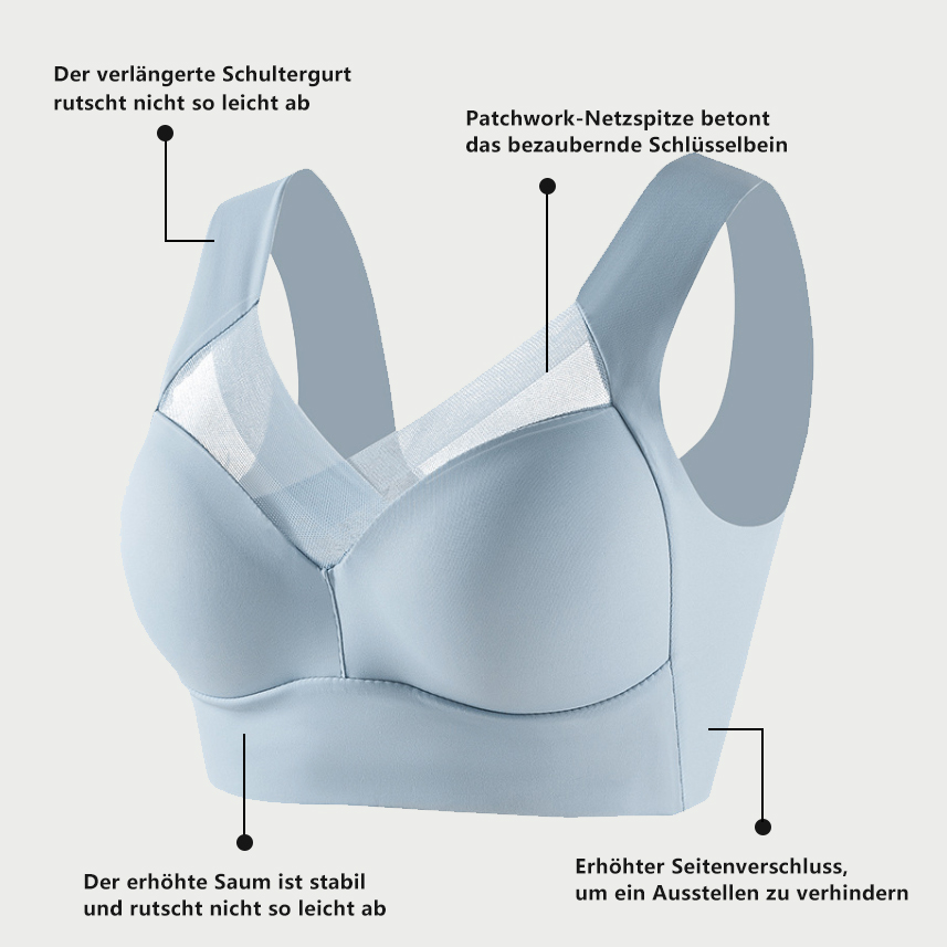 Haltungskorrektur Sommer Drahtloser Push-Up Komfort
