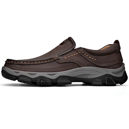 ⏰Aktion – 50 % RABATT🔥Orthopädische Wanderschuhe für Herren zum Hineinschlüpfen aus echtem Leder