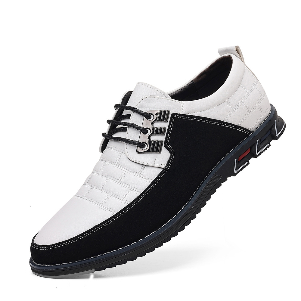 Orthopädische Lederschuhe mit Klettverschluss
