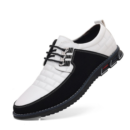 Orthopädische Lederschuhe mit Klettverschluss