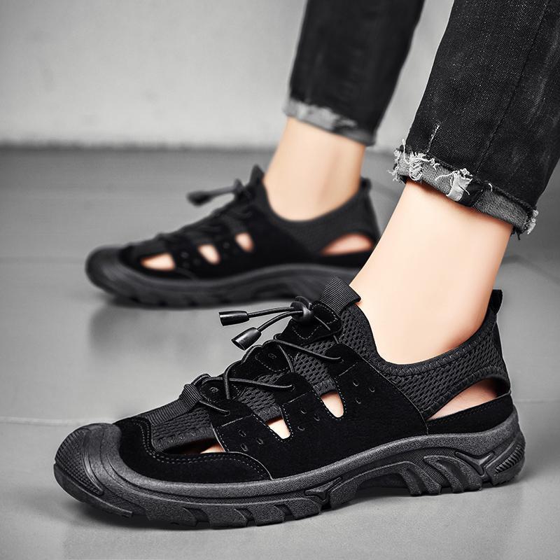 ⭐Sommerneuheiten⭐Herren-Sommer-Mesh-Hohlsportsandalen (Atmungsaktiver 