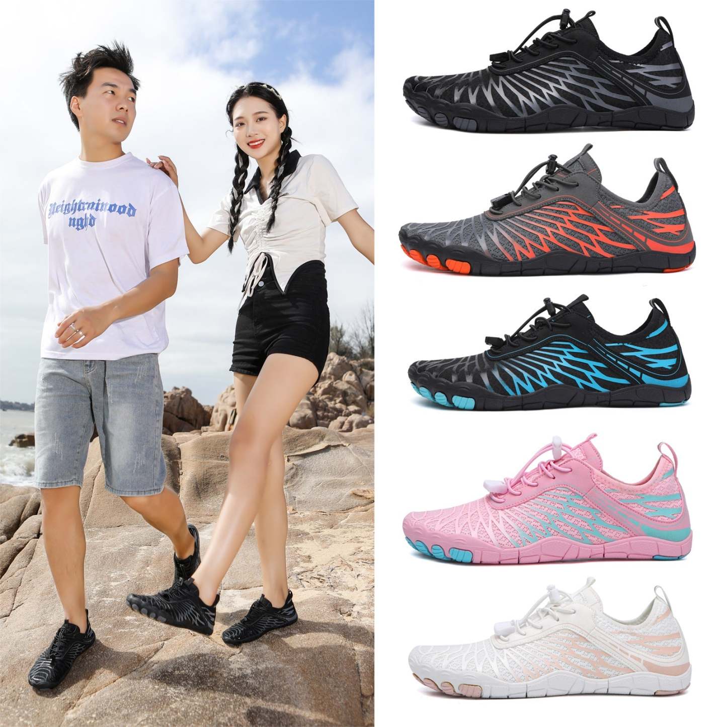🔥Heißer Verkauf im Frühling und Sommer !🔥Unisex Gesunde & rutschfeste Barfußschuhe (2 Paare Gratisversand)